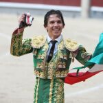 Mario Aguilar en una novillada en Las Ventas en 2008
