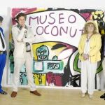 Joaquín Reyes, a la izquierda, con algunos de sus compañeros, ya caracterizados para la nueva serie de Neox