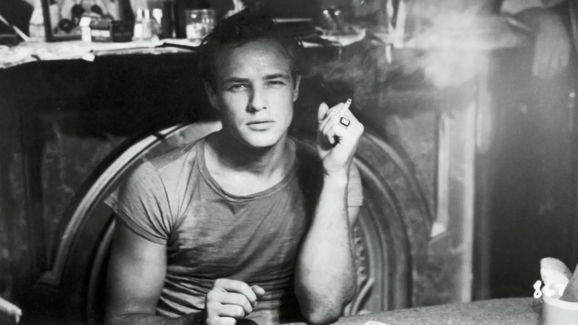 Marlon Brandon en la película Un tranvía llamado deseo