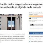 Lanzan una campaña en change.org para inhabilitar a los jueces de «La Manada»