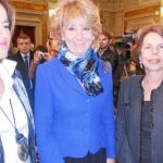 Ana Botella,Esperanza Aguirre y Patricia, en la Asamblea