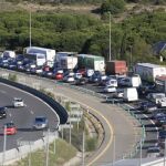 La A-49 festeja el Corpus con 25 kilómetros de retenciones