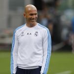 El técnico francés del Real Madrid, Zinedine Zidane