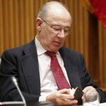 Rodrigo Rato durante su comparecencia en la comisión sobre la crisis financiera/Foto: J. Fdez.-Largo
