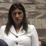 La ex presidenta del Parlamento griego, Zoe Konstantopoulou