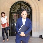 El alcade de Alcañiz, Juan Carlos Gracia Suso, ayer