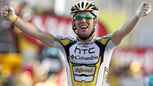 Mark Cavendish celebra su tercer triunfo en este Tour