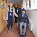 La consejera Alicia García, y el presidente de Predif-Cermi Castilla y León, Francisco Sardón