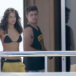 La actriz con Zac Efron