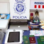 Imagen de la operación policial