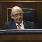 El ministro de Hacienda, Cristóbal Montoro