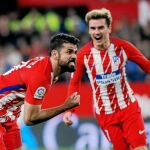Diego Costa y Griezmann hicieron añicos al Sevilla. Son ya una pareja letal que celebra los goles de esta forma