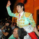 Talavante abandonó ayer a hombros el coso murciano