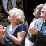 Manuela Carmena y el Padre Ángel