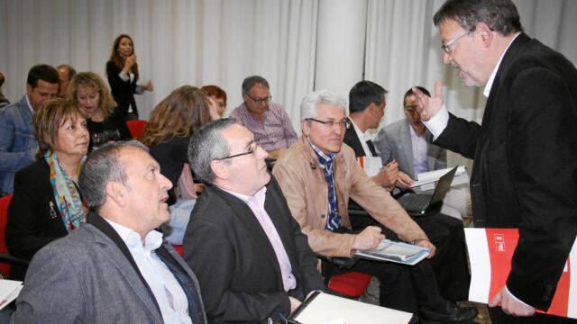 Ximo Puig ayer durante una jornada sobre política fiscal
