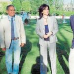 La consejera de Agricultura y Ganadería, Silvia Clemente, preside, junto a Diego de Rivera y Santiago de Gabriel, la final del Campeonato de España de Ponis