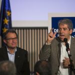 Francesc Homs, durante la presentación de la candidatura de Democràcia i Llibertat.