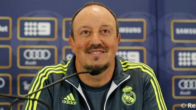 Rafa Benítez compareció esta madrugada ante los medios