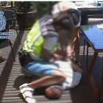Momento de la detención de uno de los "Vor v Zakone"o "ladrones en ley"