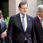 El presidente del Gobierno durante el Consejo Europeo en el que participó junto al resto de jefes de Estado y de Gobierno de la UE