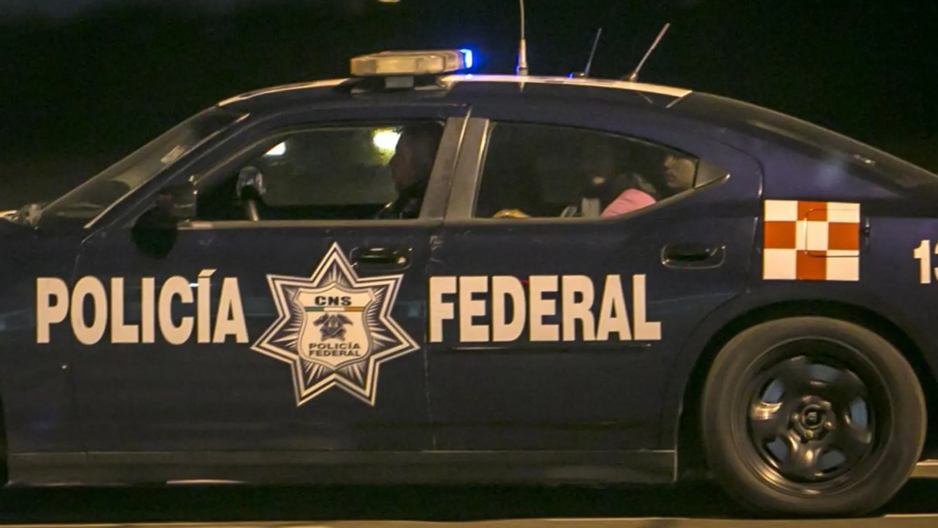 Un coche de la Policía Federal de México