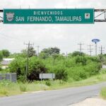 Imagen de archivo que muestra la entrada a San Fernando, donde el Ejército encontró ayer los 72 cadáveres