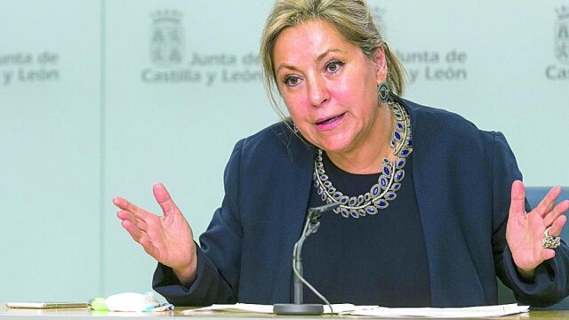 La vicepresidenta de la Junta, Rosa Valdeón, informa de los contenidos del Consejo de Gobierno