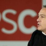 El exsecretario del PSC, Pere Navarro, que dimitirá hoy como líder del Partido Socialista de Cataluña