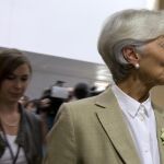 La directora del FMI; Christine Lagarde