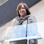 La última ganadora del Premio Nobel de Literatura, Svetlana Alexiévich, ayer, en el CCCB