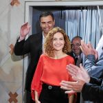 Batet y Sánchez, ayer, en un acto de los socialistas en Barcelona