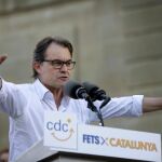 El presidente del CDC, Artur Mas,
