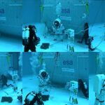 Algunos de los «paseos» bajo el agua de la NBF