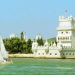 La torre de Belén se encuentra en la desembocadura del río Tajo