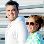 Robbie Williams y Ayda Field, en una imagen reciente tomada en Los Ángeles