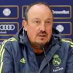 Benítez, en conferencia de prensa tras el empate con la Roma