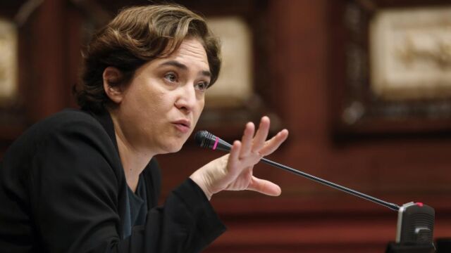 La alcaldesa de Barcelona, Ada Colau
