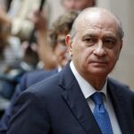 El ministro Jorge Fernández Díaz a su llegada a la reunión de Ministros del Interior de la Unión Europea (UE) en Bruselas