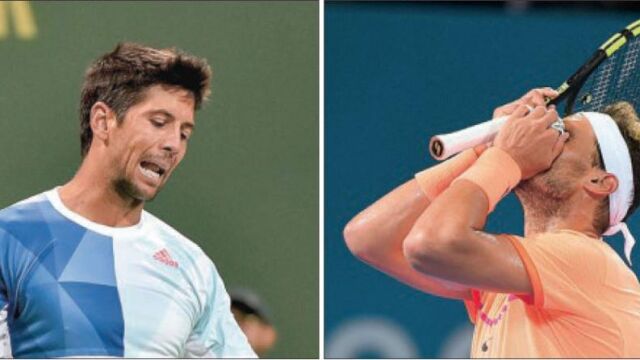 Rafael Nadal se despide del público tras su derrota