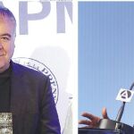 Ferreras (izda.) se mostró emocionado al dedicar el premio a su familia y Matías Prats (dcha.) homenajeó a su padre Joaquín Prats al recibir el galardón