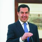 El presidente del PP andaluz, Juanma Moreno