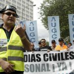 Miles de guardias civiles se manifiestan en Madrid