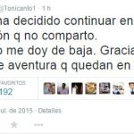 Toni Cantó anuncia que se da de baja de UPyD