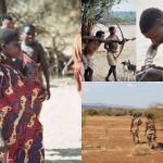 Los hadza de Tanzania, los san de Namibia y los chimanes de Bolivia han sido los grupos observados por los científicos para estudiar los hábitos de sueño en sociedades preindustriales. En la imagen, miembros de la etnia hadza
