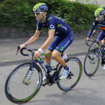 Alejandro Valverde, tercero en el reciente podio del Tour
