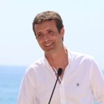 El presidente del PP, Pablo Casado, en Almería /Foto: Efe
