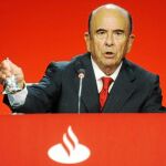 Emilio Botín se comprometió ante los accionistas a mantener su política de dividendos para el presente ejercicio
