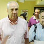 Los secretarios generales de CC OO-A, Francisco Carbonero, y UGT-A, Manuel Pastrana, en una reciente comparecencia
