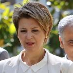 Olga Gerovassili, portavoz del Gobierno griego.