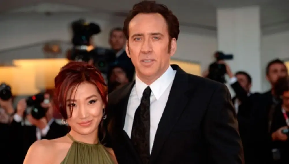 Nicolas Cage y Alice Kim